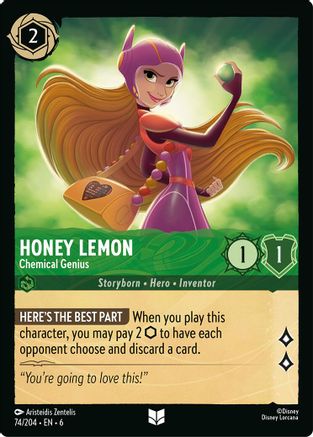 Honey Lemon - Chemical Genius (74/204)  - Azurite Sea