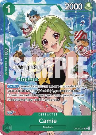 Camie (Championship 2024 Finalist Card Set) (OP06-025) - One Piece Promotion Cards