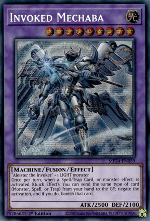 Invoked Mechaba (Alternate Art) (MP24-EN059) - 25th Anniversary Tin: Dueling Mirrors 1st Edition