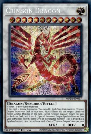 Crimson Dragon (MP24-EN097) - 25th Anniversary Tin: Dueling Mirrors 1st Edition