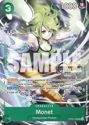 Monet (CS 2024 Event Pack) (OP05-036) - One Piece Promotion Cards