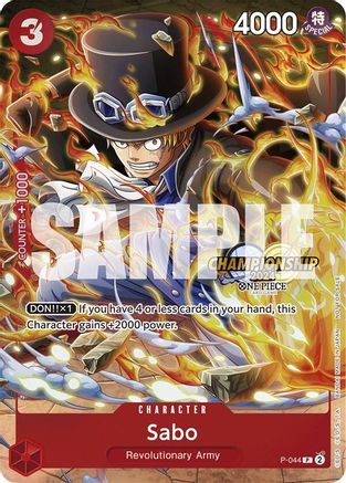 Sabo (CS 2024 Event Pack) (P-044) - One Piece Promotion Cards