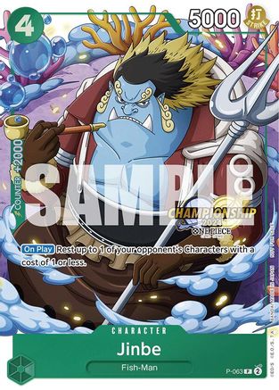 Jinbe (CS 2024 Event Pack) (P-063) - One Piece Promotion Cards