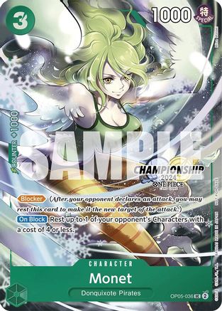 Monet (CS 2024 Event Pack Finalist) (OP05-036) - One Piece Promotion Cards