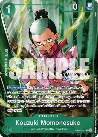 Kouzuki Momonosuke (CS 2024 Celebration Pack) (OP01-041) - One Piece Promotion Cards