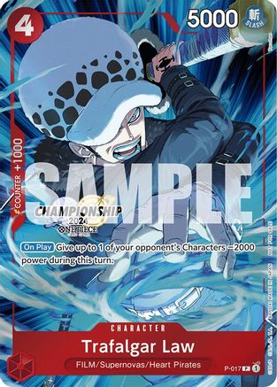 Trafalgar Law (CS 2024 Celebration Pack) (P-017) - One Piece Promotion Cards