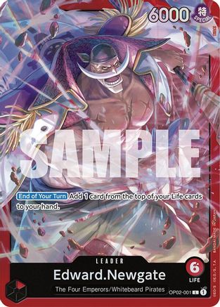 Edward.Newgate (OP02-001) (OP02-001) - Starter Deck 15: RED Edward.Newgate