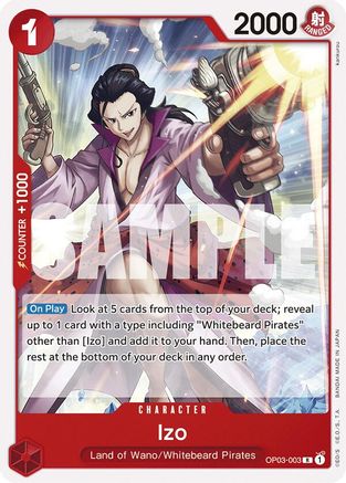 Izo (OP03-003) - Starter Deck 15: RED Edward.Newgate