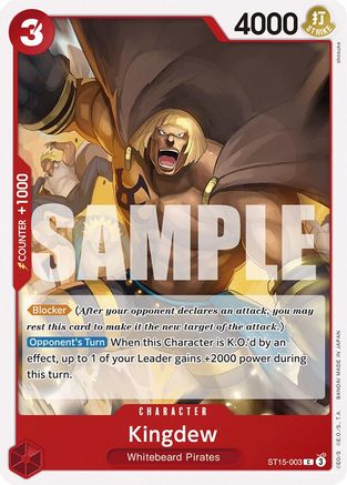 Kingdew (ST15-003) - Starter Deck 15: RED Edward.Newgate