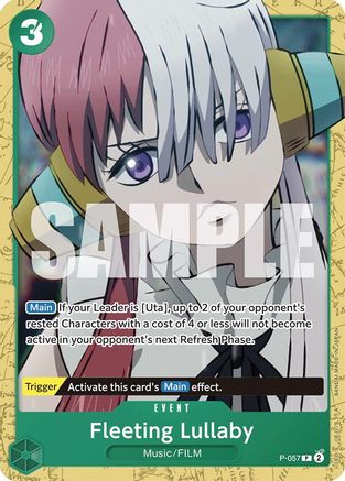 Fleeting Lullaby (P-057) - Starter Deck 16: GREEN Uta