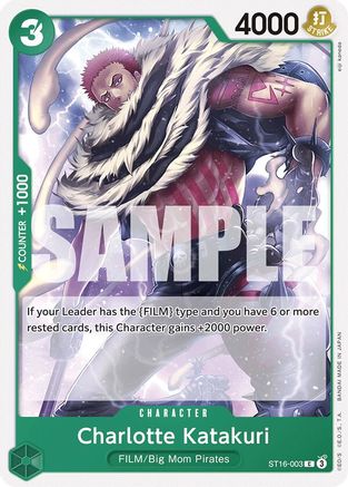 Charlotte Katakuri (ST16-003) - Starter Deck 16: GREEN Uta