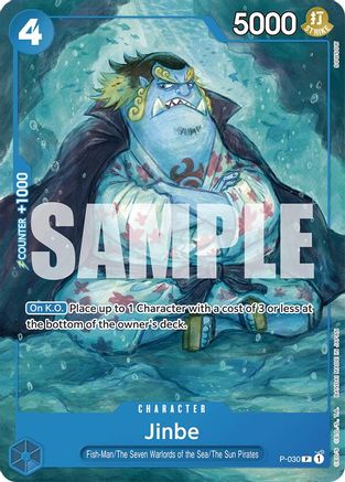 Jinbe (P-030) - Starter Deck 17: BLUE Donquixote Doflamingo