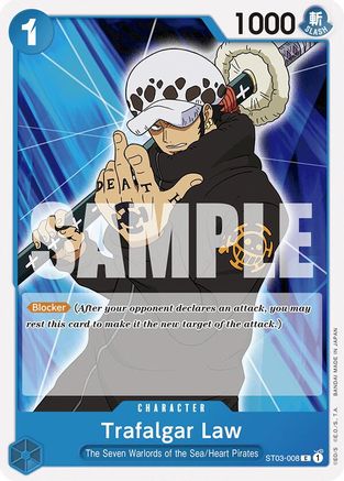 Trafalgar Law (ST03-008) (ST03-008) - Starter Deck 17: BLUE Donquixote Doflamingo