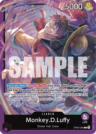 Monkey.D.Luffy (OP05-060) (OP05-060) - Starter Deck 18: PURPLE Monkey.D.Luffy