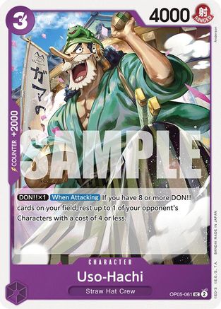 Uso-Hachi (OP05-061) (OP05-061) - Starter Deck 18: PURPLE Monkey.D.Luffy