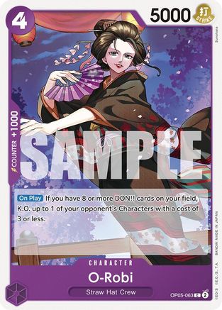 O-Robi (OP05-063) - Starter Deck 18: PURPLE Monkey.D.Luffy