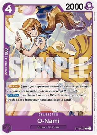 O-Nami (ST18-002) - Starter Deck 18: PURPLE Monkey.D.Luffy