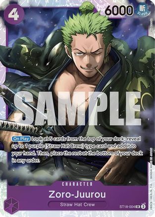 Zoro-Juurou (ST18-004) (ST18-004) - Starter Deck 18: PURPLE Monkey.D.Luffy