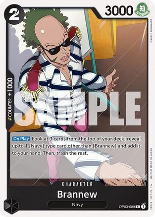 Brannew (OP03-089) - Starter Deck 19: BLACK Smoker