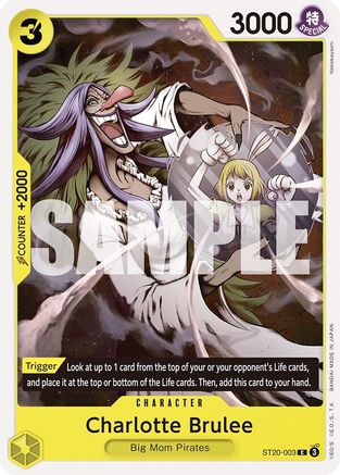 Charlotte Brulee (ST20-003) - Starter Deck 20: YELLOW Charlotte Katakuri