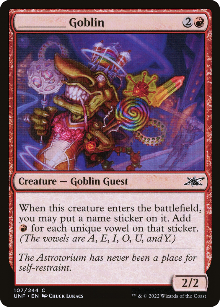 _____ Goblin (UNF-107) - [Unfinity] Foil