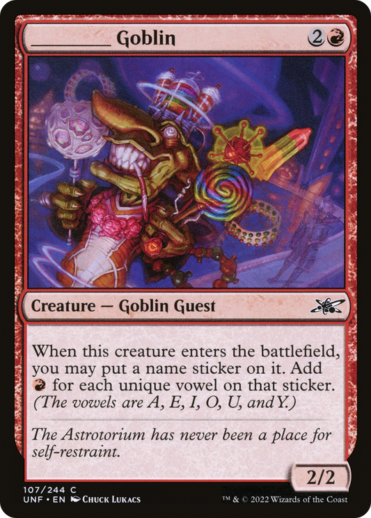 _____ Goblin (UNF-107) - [Unfinity] Foil