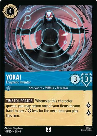 Yokai - Enigmatic Inventor (143/204) Cold Foil - Azurite Sea