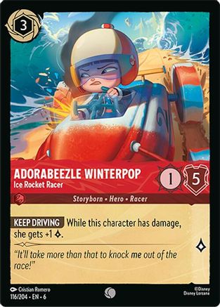 Adorabeezle Winterpop - Ice Rocket Racer (116/204)  - Azurite Sea