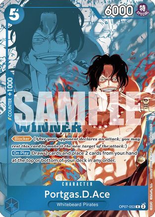 Portgas.D.Ace (Winner Pack 2024 Oct.-Dec.) (OP07-053) - One Piece Promotion Cards