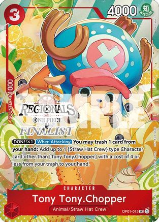 Tony Tony.Chopper (Offline Regional 2024 Vol. 3) [Finalist] (OP01-015) - One Piece Promotion Cards