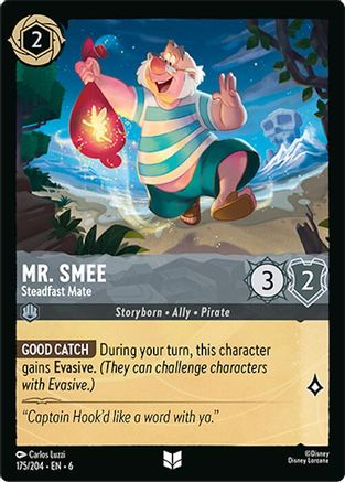 Mr. Smee - Steadfast Mate (175/204) Cold Foil - Azurite Sea