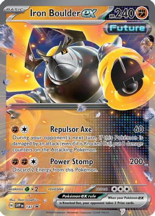 Iron Boulder ex - 147 147 - [SV Scarlet & Violet Promo Cards] Holofoil