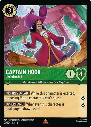 Captain Hook - Underhanded (71/204)  - Azurite Sea