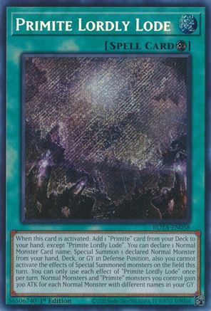 Primite Lordly Lode (ROTA-EN058) - Rage of the Abyss 1st Edition