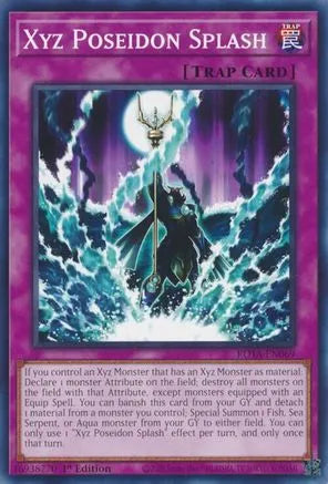 Xyz Poseidon Splash (ROTA-EN069) - Rage of the Abyss 1st Edition