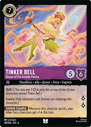 Tinker Bell - Queen of the Azurite Fairies (48/204)  - Azurite Sea