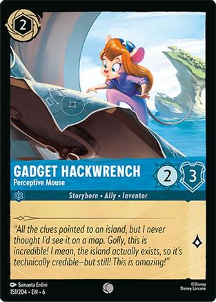 Gadget Hackwrench - Perceptive Mouse (151/204)  - Azurite Sea