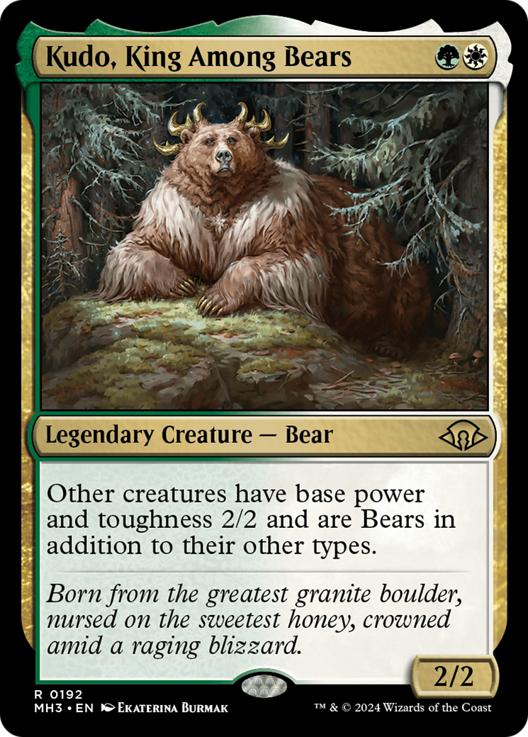 Kudo, roi parmi les ours (MH3-192) - [Modern Horizons 3] 