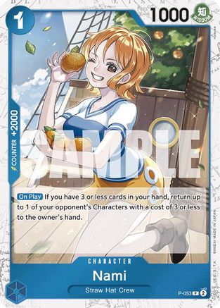 Nami (Alternate Art) (P-053) - Premium Booster