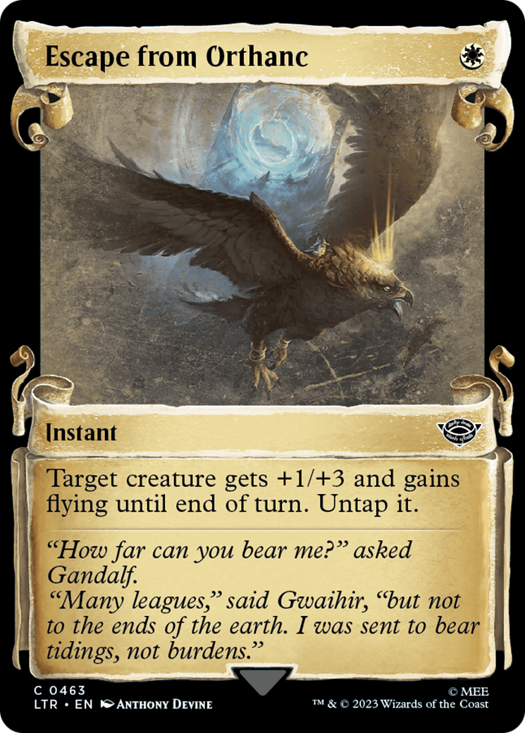 Escape from Orthanc (LTR-463) - [The Lord of the Rings: Tales of Middle-earth]: (Showcase) Foil