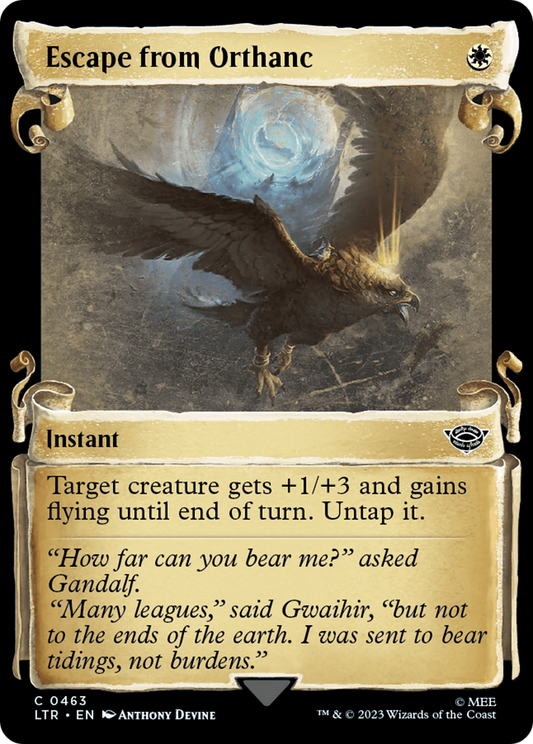 Escape from Orthanc (LTR-463) - [The Lord of the Rings: Tales of Middle-earth]: (Showcase) Foil