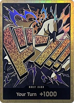 DON!! Card (Rob Lucci) (Gold) - Premium Booster -The Best-