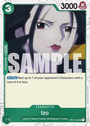 Izo (OP01-033) (Jolly Roger Foil) (OP01-033) - Premium Booster -The Best-