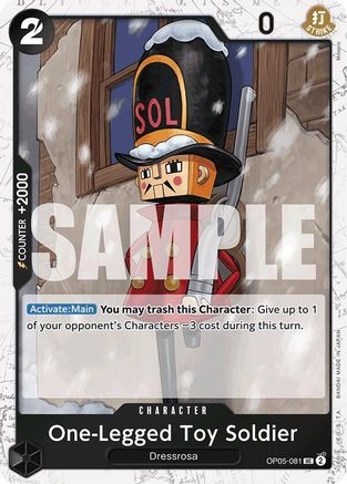 One-Legged Toy Soldier (Alternate Art) (OP05-081) - Premium Booster