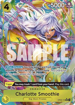 Charlotte Smoothie (Alternate Art) (NIJIMAARC) (OP03-110) - Premium Booster