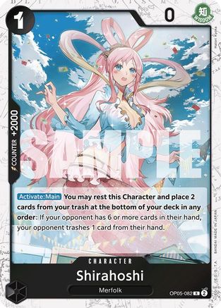 Shirahoshi (Alternate Art) (Hatori Kyoka) (OP05-082) - Premium Booster