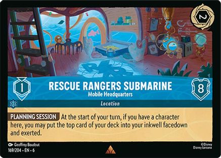 Rescue Rangers Submarine - Mobile Headquarters (169/204)  - Azurite Sea