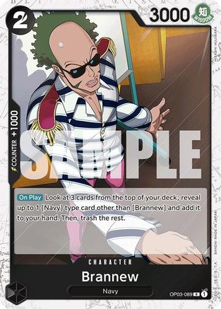 Brannew (Jolly Roger Foil) (OP03-089) - Premium Booster -The Best-