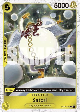 Satori (Alternate Art) (Misa Matoki) (OP05-105) - Premium Booster