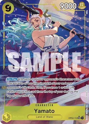 Yamato (OP04-112) (Alternate Art) (OP04-112) - Premium Booster -The Best-